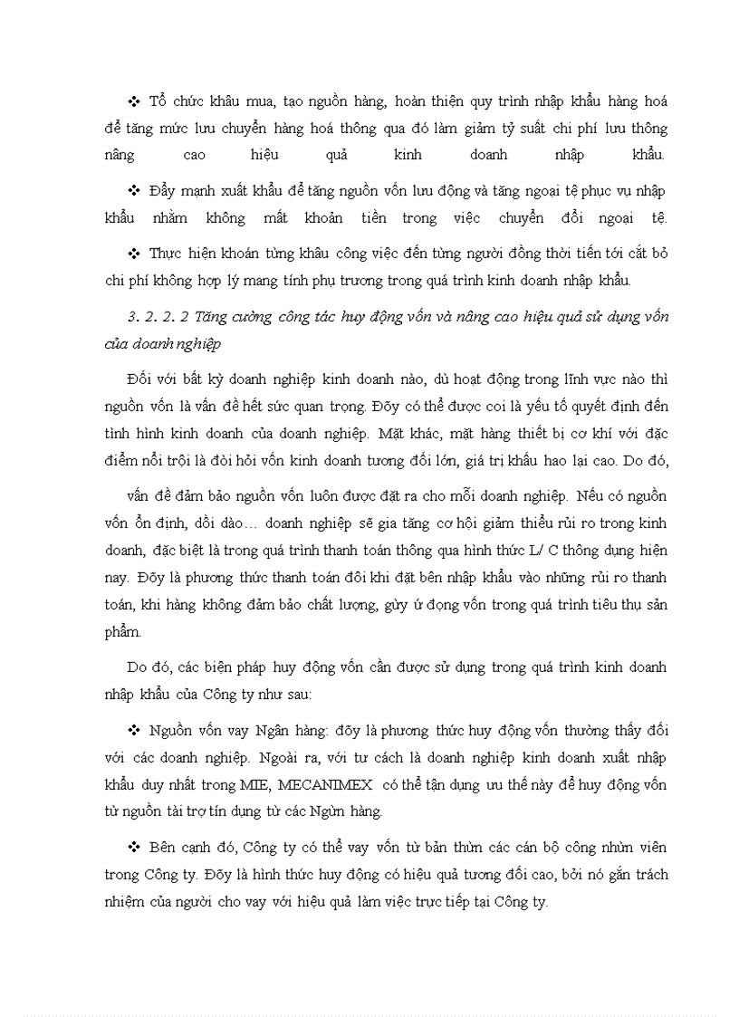 image for page Nâng cao hiệu quả nhập khẩu thiết bị cơ khí tại Công ty MECANIMEX