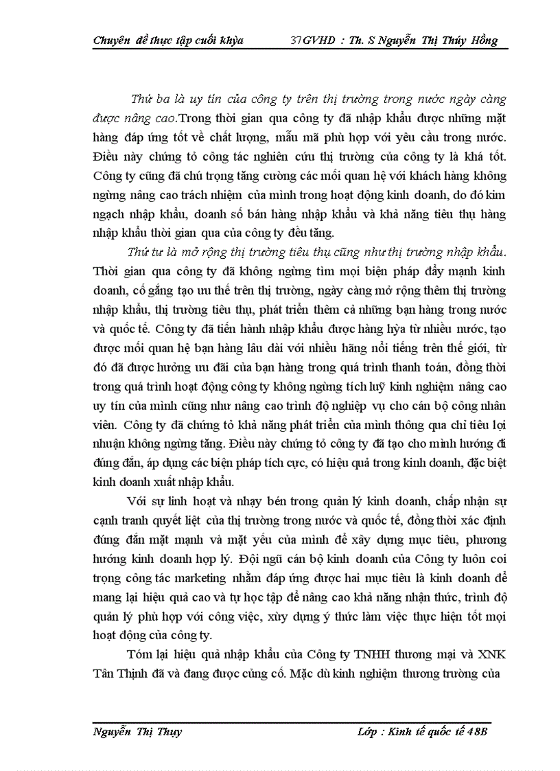 image for page Hoạt động nhập khẩu rượu tại công ty TNHH thương mại và XNK Tân Thịnh