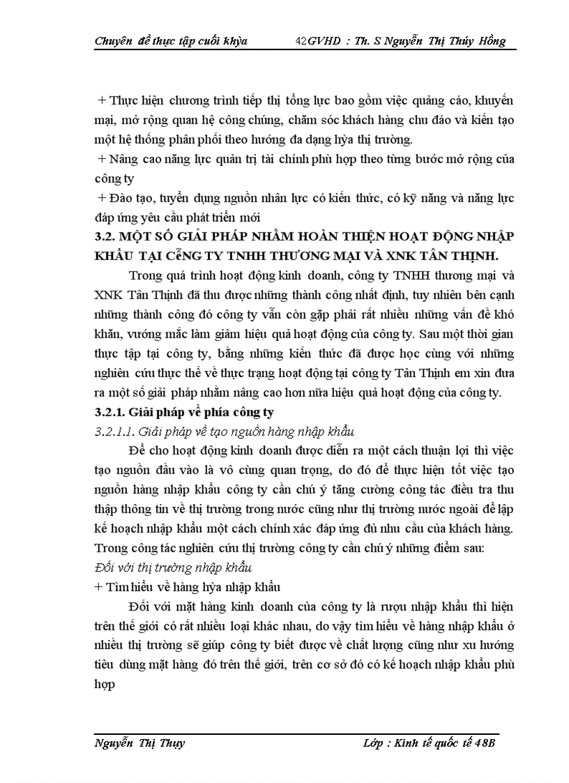 image for page Hoạt động nhập khẩu rượu tại công ty TNHH thương mại và XNK Tân Thịnh