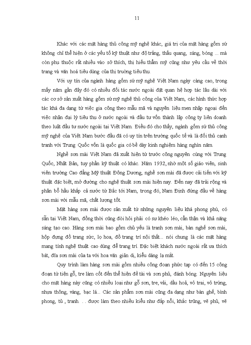 image for page Hoạt động xuất khẩu hàng thủ công mỹ nghệ của công ty TNHH Trần Gia