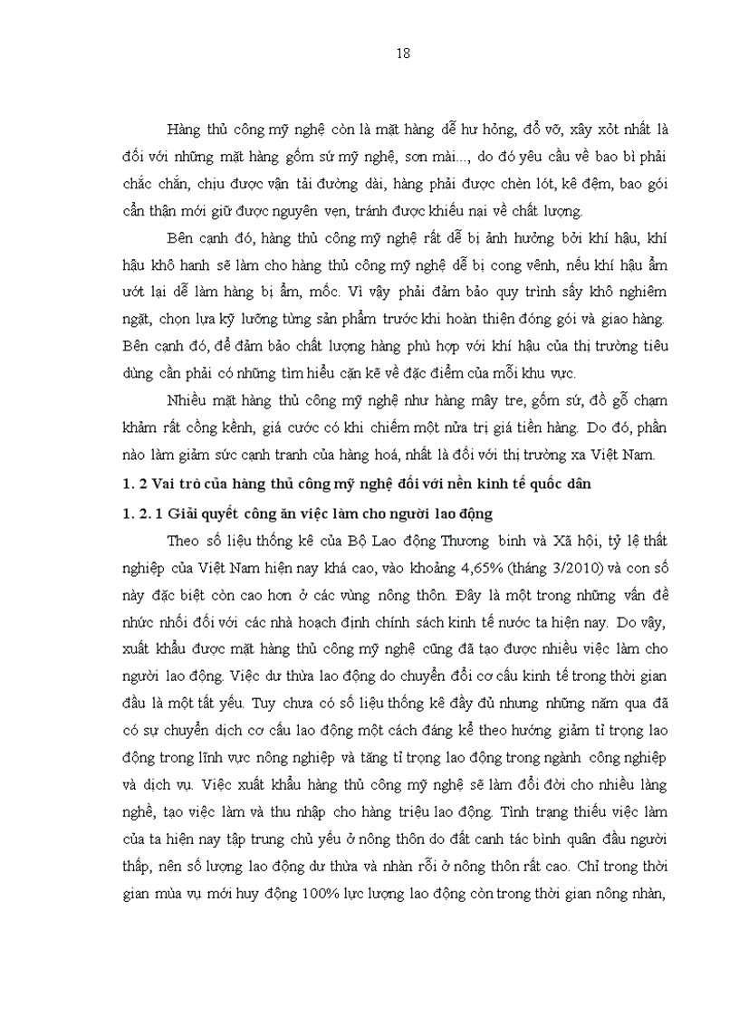image for page Hoạt động xuất khẩu hàng thủ công mỹ nghệ của công ty TNHH Trần Gia