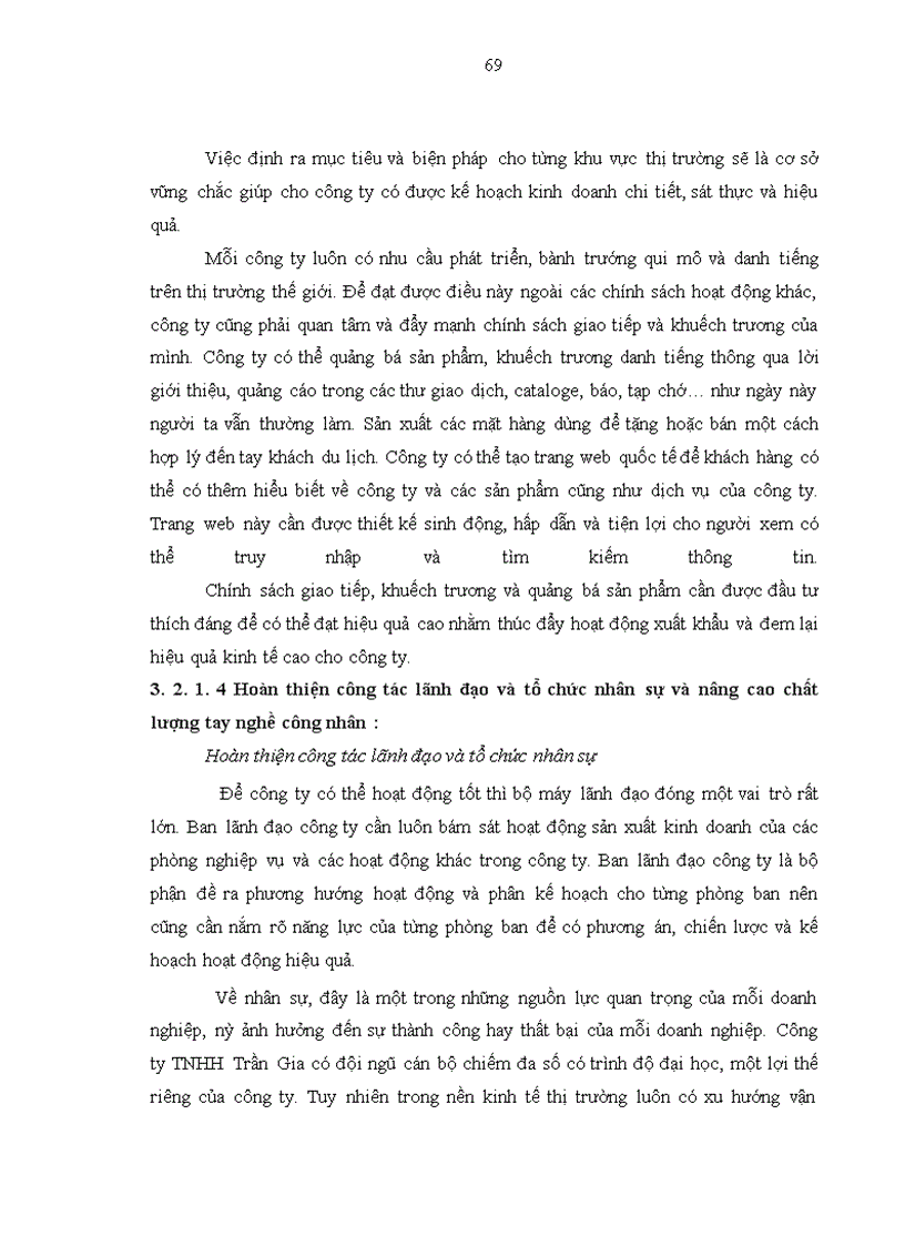 image for page Hoạt động xuất khẩu hàng thủ công mỹ nghệ của công ty TNHH Trần Gia