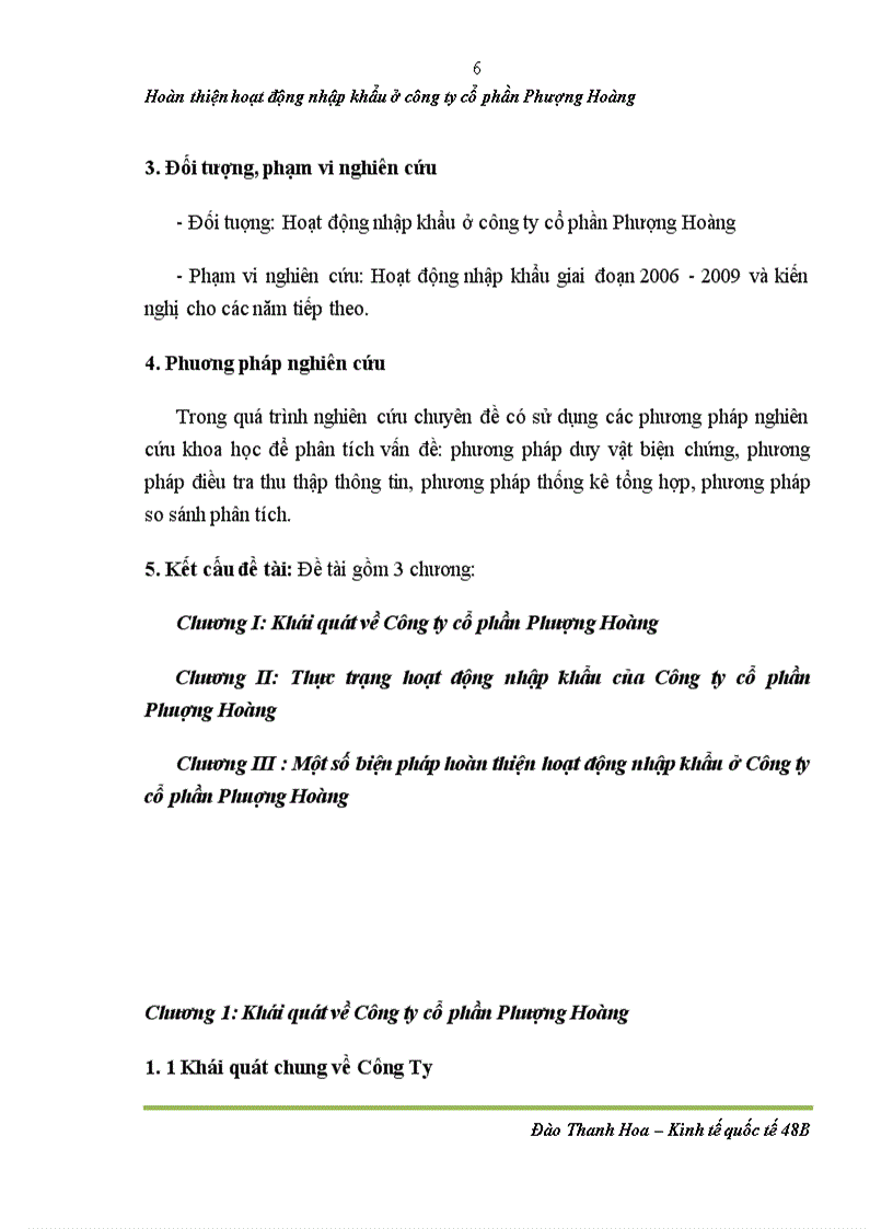 image for page Hoàn thiện hoạt động nhập khẩu bánh kẹo ở công ty cổ phần Phượng Hoàng