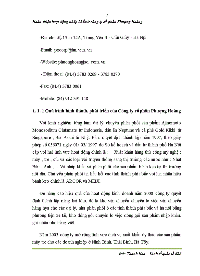 image for page Hoàn thiện hoạt động nhập khẩu bánh kẹo ở công ty cổ phần Phượng Hoàng