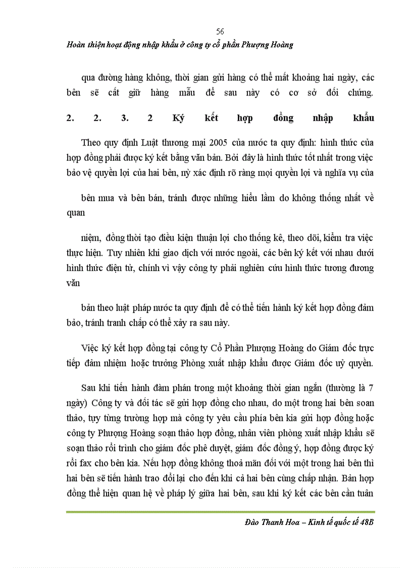 image for page Hoàn thiện hoạt động nhập khẩu bánh kẹo ở công ty cổ phần Phượng Hoàng