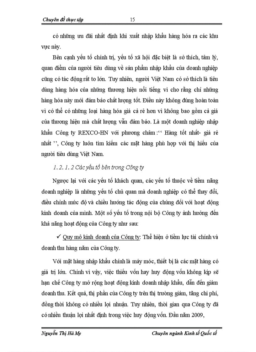 image for page Hoạt động nhập khẩu máy móc, thiết bị tại chi nhánh Công ty cổ phần xuất nhập khẩu vật tư kỹ thuật REXCO- HN