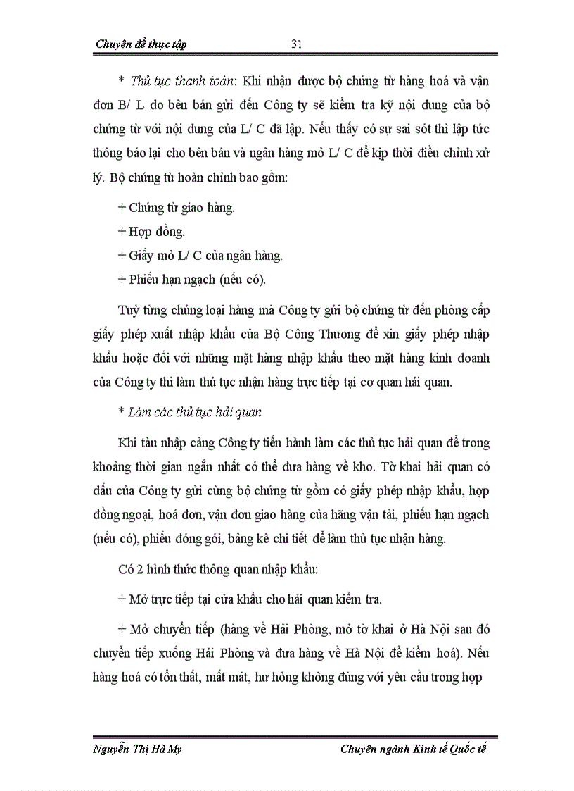 image for page Hoạt động nhập khẩu máy móc, thiết bị tại chi nhánh Công ty cổ phần xuất nhập khẩu vật tư kỹ thuật REXCO- HN