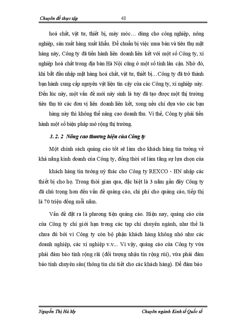 image for page Hoạt động nhập khẩu máy móc, thiết bị tại chi nhánh Công ty cổ phần xuất nhập khẩu vật tư kỹ thuật REXCO- HN