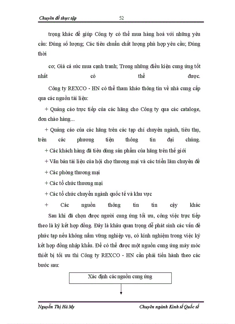 image for page Hoạt động nhập khẩu máy móc, thiết bị tại chi nhánh Công ty cổ phần xuất nhập khẩu vật tư kỹ thuật REXCO- HN