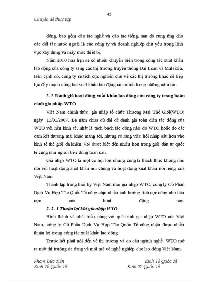 image for page Giải pháp thúc đẩy xuất khẩu lao động Việt Nam sau gia nhập WTO - Từ thực tế công ty cổ phần dịch vụ hợp tác quốc tế