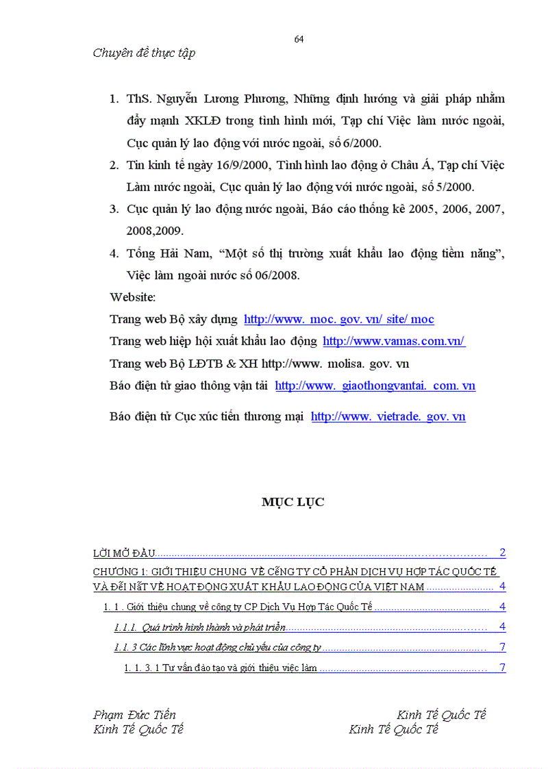 image for page Giải pháp thúc đẩy xuất khẩu lao động Việt Nam sau gia nhập WTO - Từ thực tế công ty cổ phần dịch vụ hợp tác quốc tế