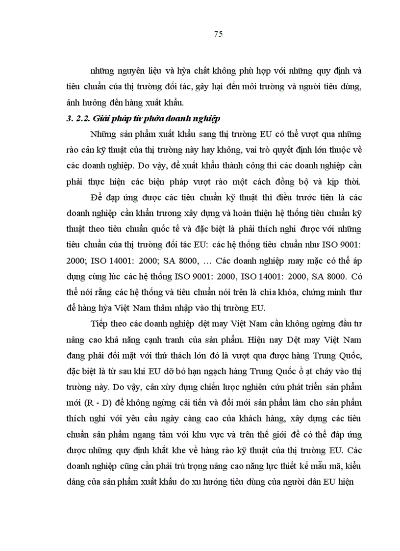 image for page Giải pháp đề hàng dệt may Việt Nam vượt qua rào cản kỹ thuật của EU