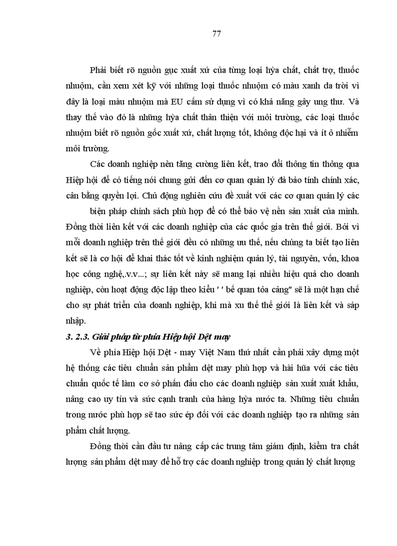 image for page Giải pháp đề hàng dệt may Việt Nam vượt qua rào cản kỹ thuật của EU