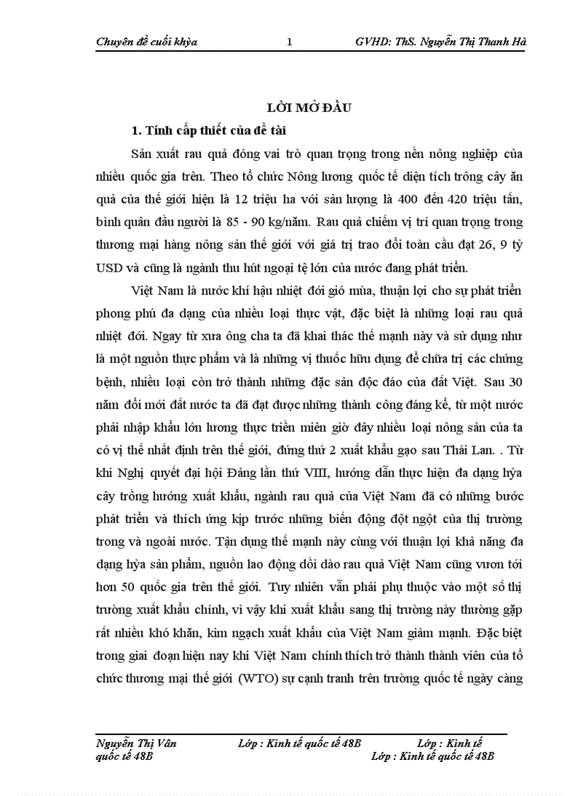 image for page Giải pháp mở rộng thị trường xuất khẩu rau quả của công ty cổ phần xuất nhập khẩu rau quả I
