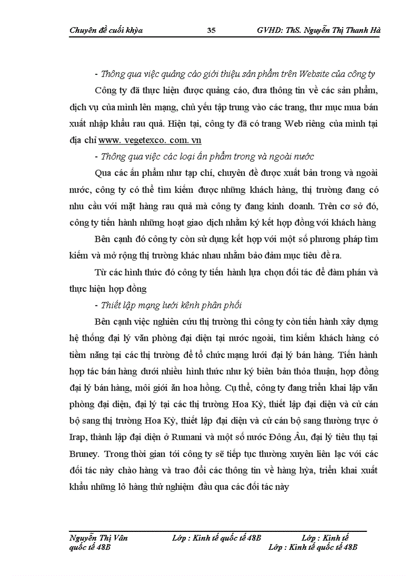 image for page Giải pháp mở rộng thị trường xuất khẩu rau quả của công ty cổ phần xuất nhập khẩu rau quả I