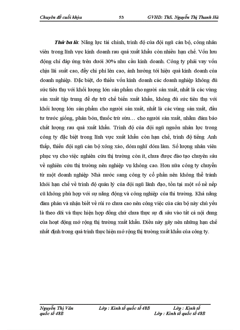 image for page Giải pháp mở rộng thị trường xuất khẩu rau quả của công ty cổ phần xuất nhập khẩu rau quả I