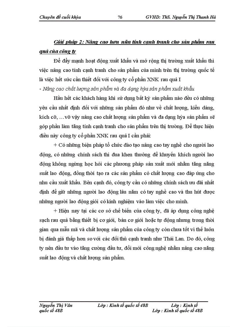 image for page Giải pháp mở rộng thị trường xuất khẩu rau quả của công ty cổ phần xuất nhập khẩu rau quả I