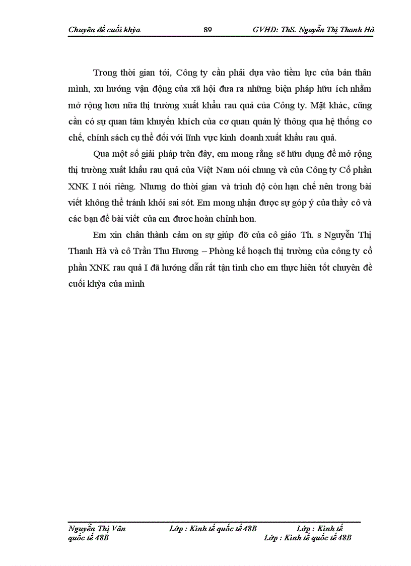 image for page Giải pháp mở rộng thị trường xuất khẩu rau quả của công ty cổ phần xuất nhập khẩu rau quả I