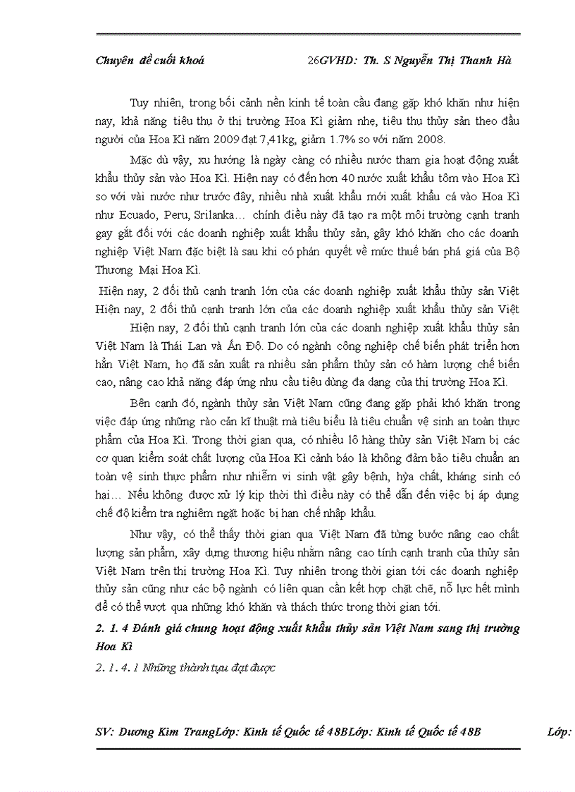 image for page Rào cản kĩ thuật của Hoa Kì đối với mặt hàng thủy sản xuất khẩu của Việt Nam