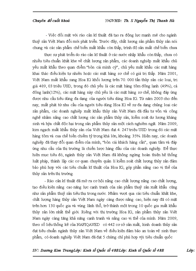 image for page Rào cản kĩ thuật của Hoa Kì đối với mặt hàng thủy sản xuất khẩu của Việt Nam