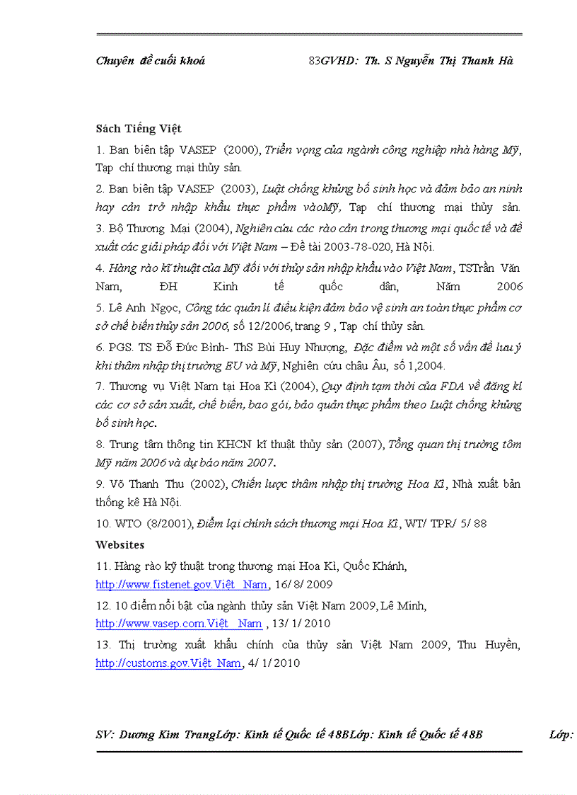 image for page Rào cản kĩ thuật của Hoa Kì đối với mặt hàng thủy sản xuất khẩu của Việt Nam