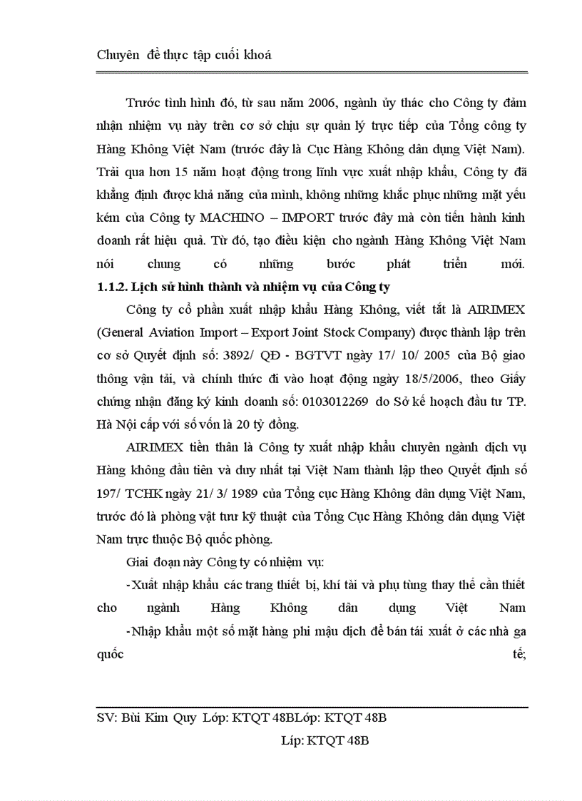 image for page Nâng cao hiệu quả kinh tế hoạt động nhập khẩu tại Công ty cổ phần xuất nhập khẩu Hàng Không AIRIMEX