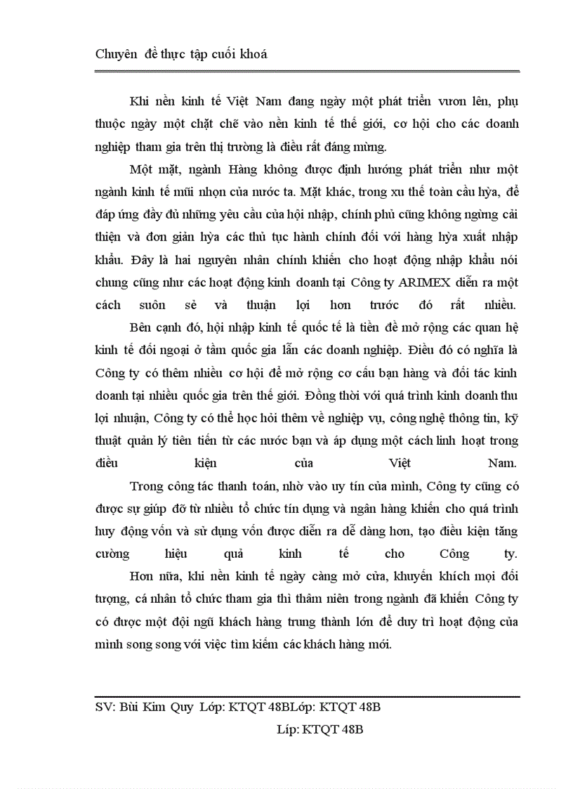 image for page Nâng cao hiệu quả kinh tế hoạt động nhập khẩu tại Công ty cổ phần xuất nhập khẩu Hàng Không AIRIMEX