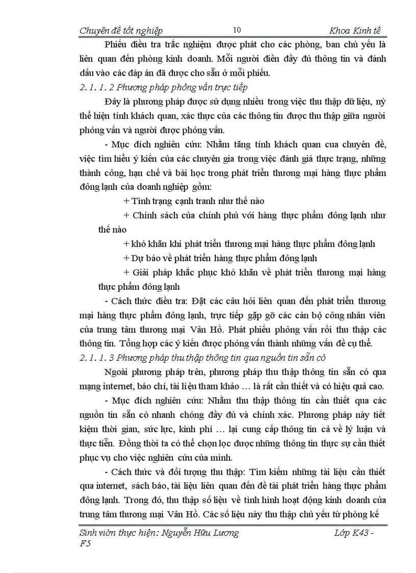 image for page Giải pháp phát triển thương mại hàng thực phẩm đông lạnh của trung tâm thương mại Vân Hồ thuộc công ty TNHH nhà nước một thành viên Thực Phẩm Hà Nộ