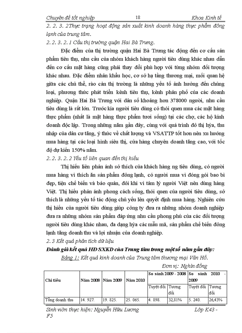 image for page Giải pháp phát triển thương mại hàng thực phẩm đông lạnh của trung tâm thương mại Vân Hồ thuộc công ty TNHH nhà nước một thành viên Thực Phẩm Hà Nộ