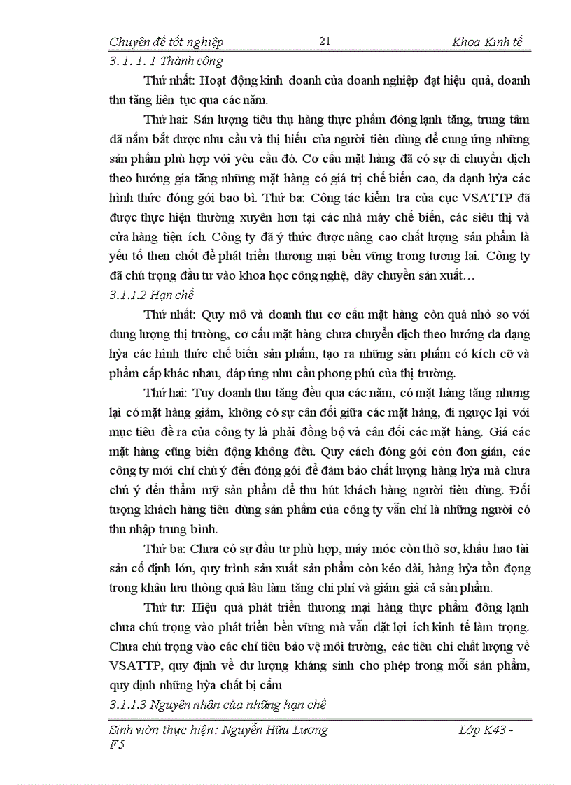 image for page Giải pháp phát triển thương mại hàng thực phẩm đông lạnh của trung tâm thương mại Vân Hồ thuộc công ty TNHH nhà nước một thành viên Thực Phẩm Hà Nộ