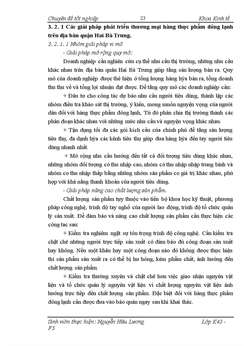 image for page Giải pháp phát triển thương mại hàng thực phẩm đông lạnh của trung tâm thương mại Vân Hồ thuộc công ty TNHH nhà nước một thành viên Thực Phẩm Hà Nộ