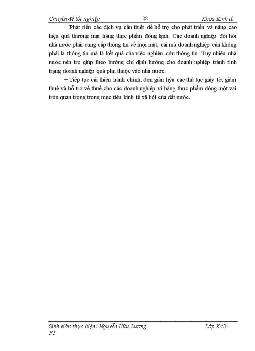 image for page Giải pháp phát triển thương mại hàng thực phẩm đông lạnh của trung tâm thương mại Vân Hồ thuộc công ty TNHH nhà nước một thành viên Thực Phẩm Hà Nộ