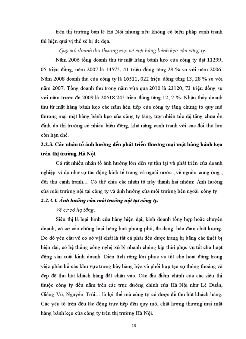 image for page Giải pháp thị trường nhằm phát triển thương mại mặt hàng bánh kẹo tại công ty Siêu thị Hà Nội trên thị trường Hà Nội