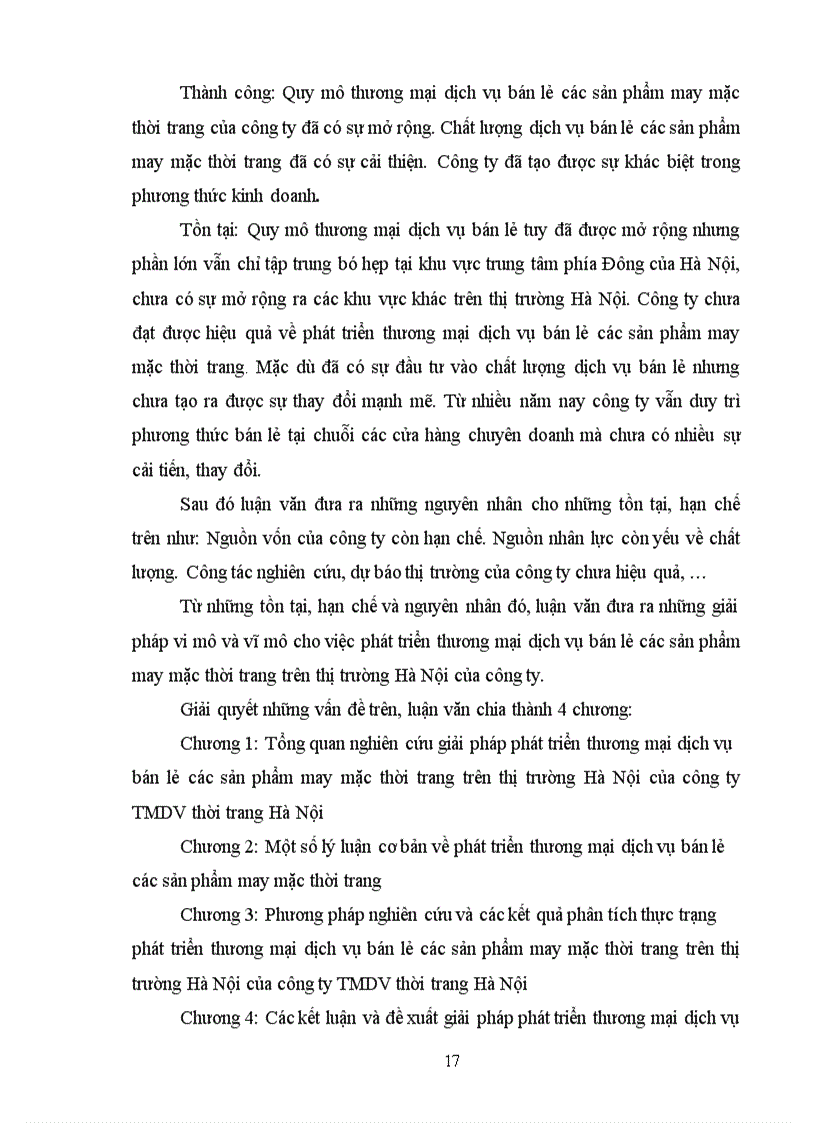 image for page Giải pháp phát triển thương mại dịch vụ bán lẻ các sản phẩm may mặc thời trang trên thị trường Hà Nội