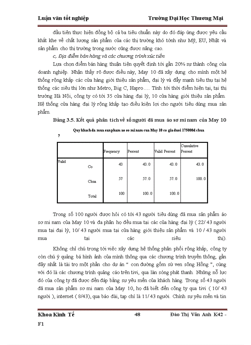 image for page Phân tích và dự báo cầu sản phẩm áo sơ mi nam của công ty cồ phần May 10 trên địa bàn Hà Nội tới năm 2015