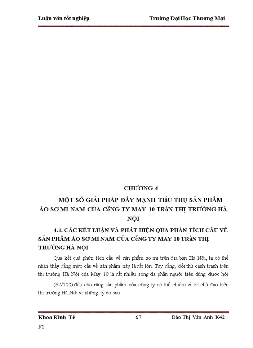 image for page Phân tích và dự báo cầu sản phẩm áo sơ mi nam của công ty cồ phần May 10 trên địa bàn Hà Nội tới năm 2015