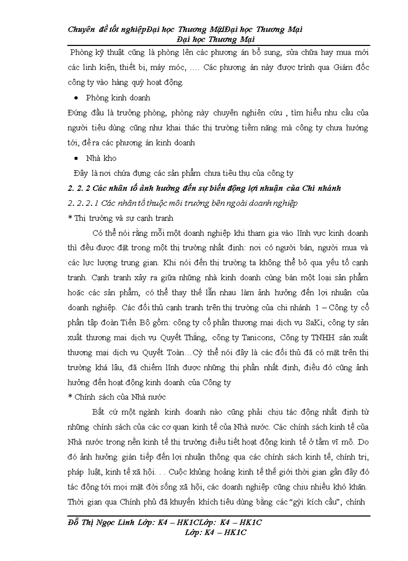 image for page Phân tích lợi nhuận nhằm đưa ra các giải pháp tăng lợi nhuận tại chi nhánh 1 – Công ty cổ phần tập đoàn Tiến Bộ