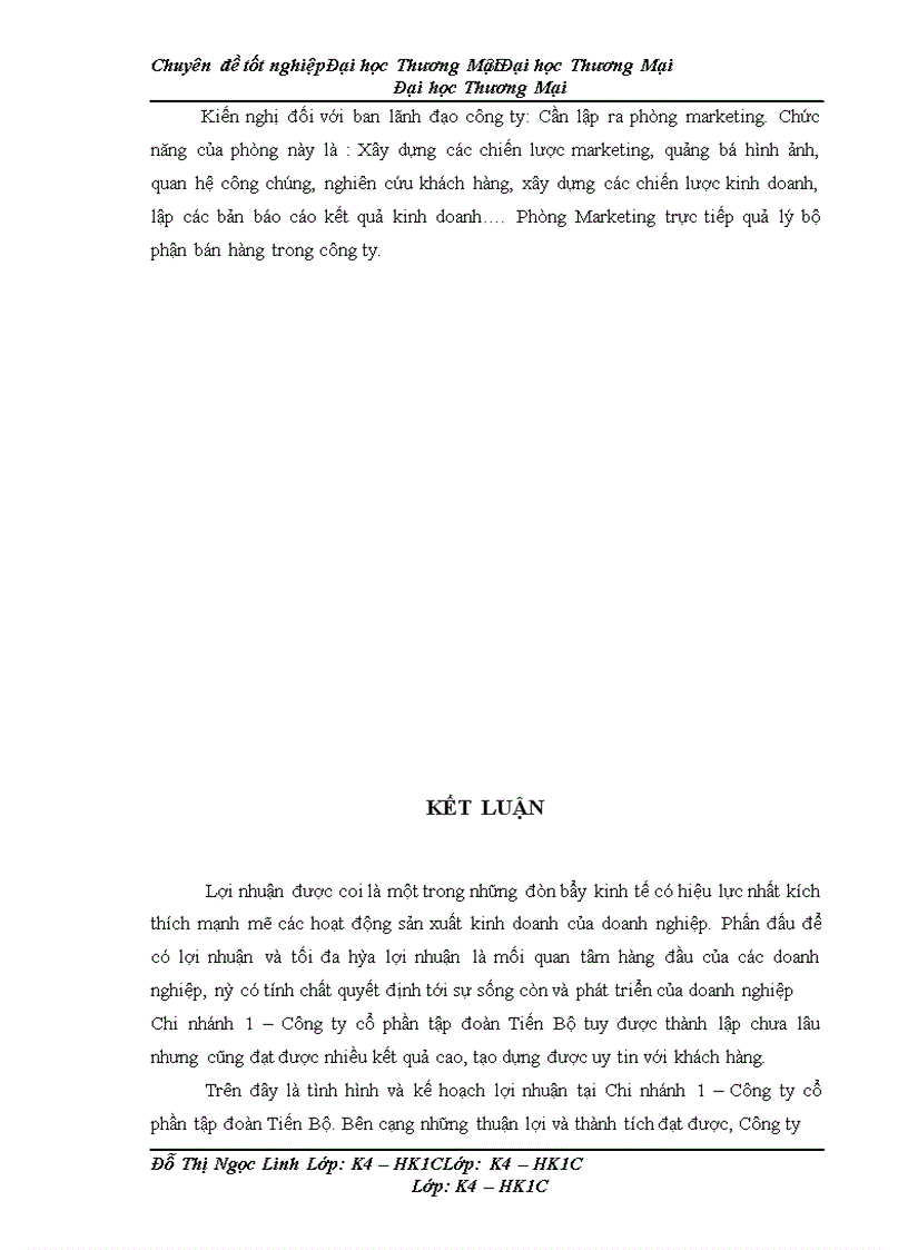 image for page Phân tích lợi nhuận nhằm đưa ra các giải pháp tăng lợi nhuận tại chi nhánh 1 – Công ty cổ phần tập đoàn Tiến Bộ