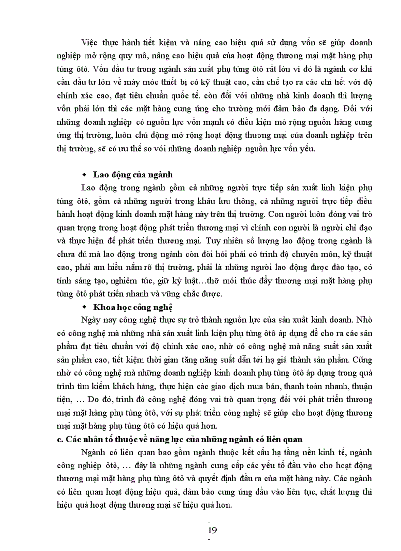 image for page Giải pháp phát triển thương mại mặt hàng phụ tùng ôtô trên thị trường miền Bắc