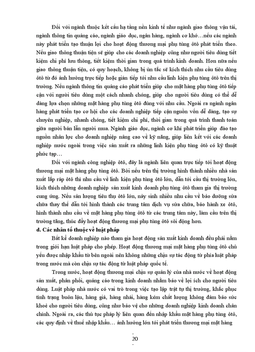 image for page Giải pháp phát triển thương mại mặt hàng phụ tùng ôtô trên thị trường miền Bắc