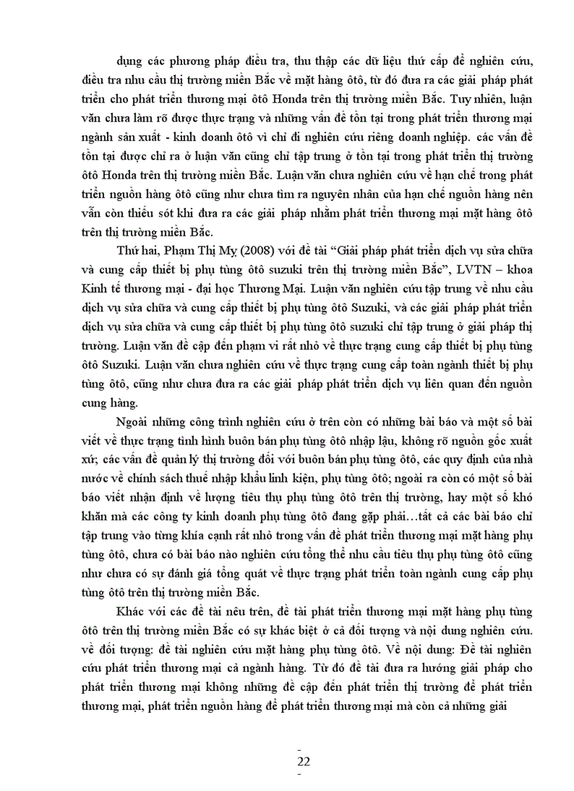 image for page Giải pháp phát triển thương mại mặt hàng phụ tùng ôtô trên thị trường miền Bắc