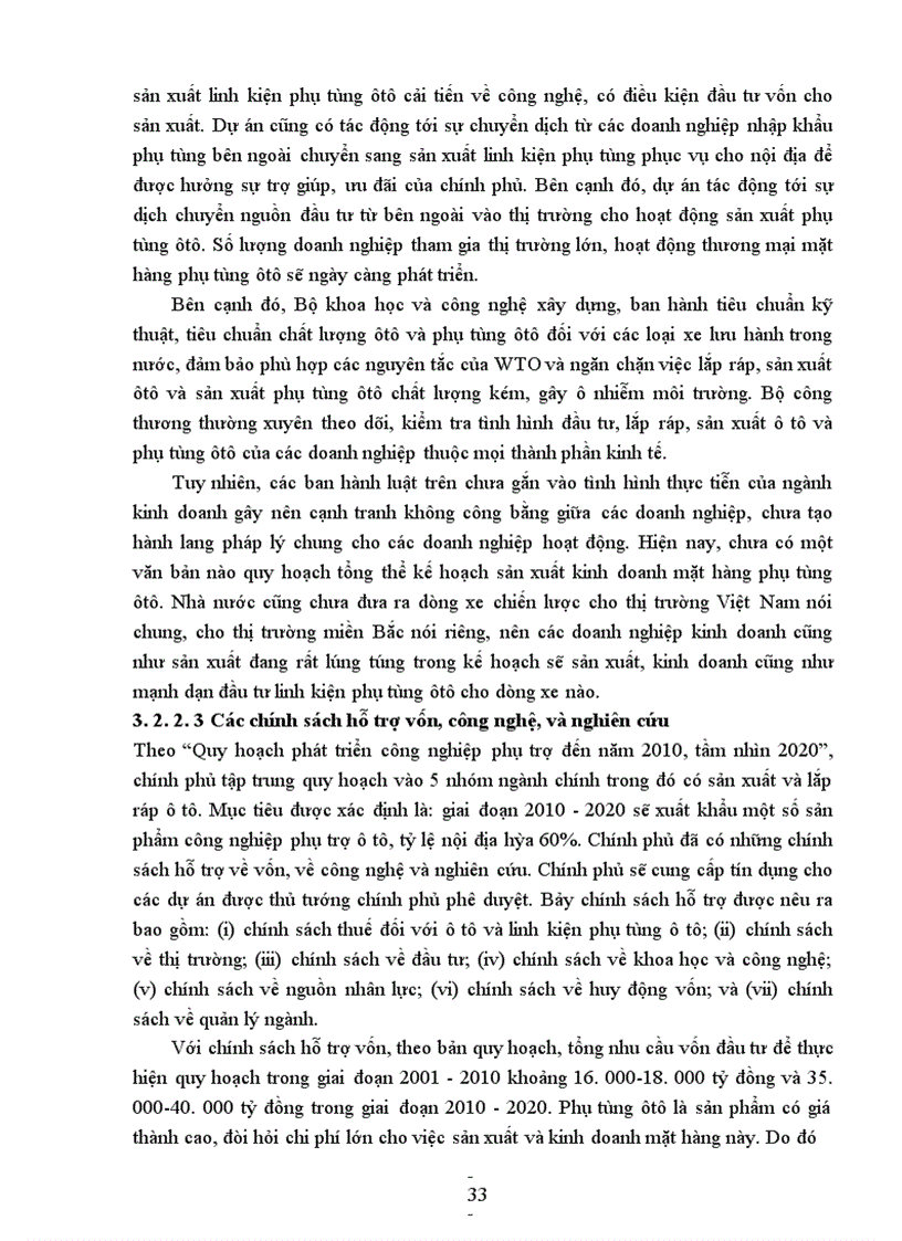 image for page Giải pháp phát triển thương mại mặt hàng phụ tùng ôtô trên thị trường miền Bắc