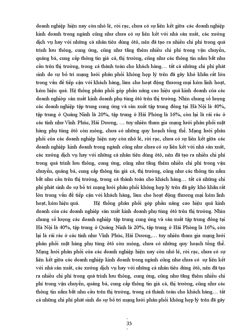 image for page Giải pháp phát triển thương mại mặt hàng phụ tùng ôtô trên thị trường miền Bắc