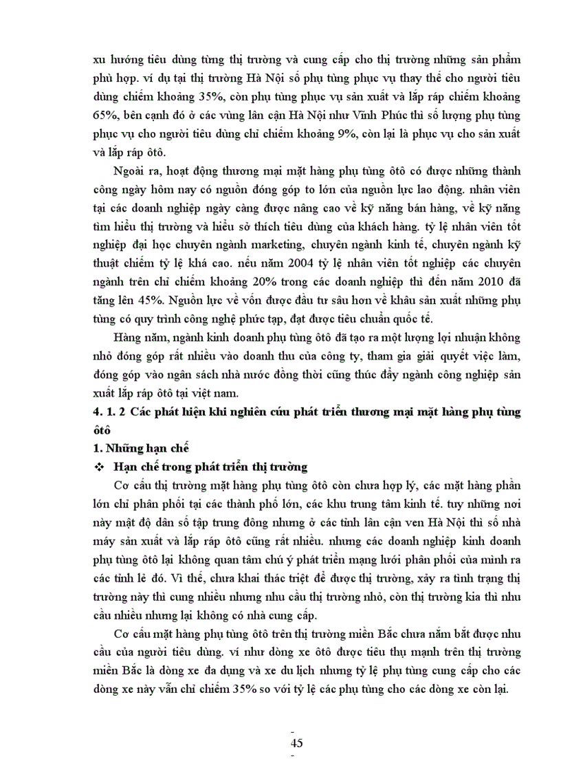 image for page Giải pháp phát triển thương mại mặt hàng phụ tùng ôtô trên thị trường miền Bắc