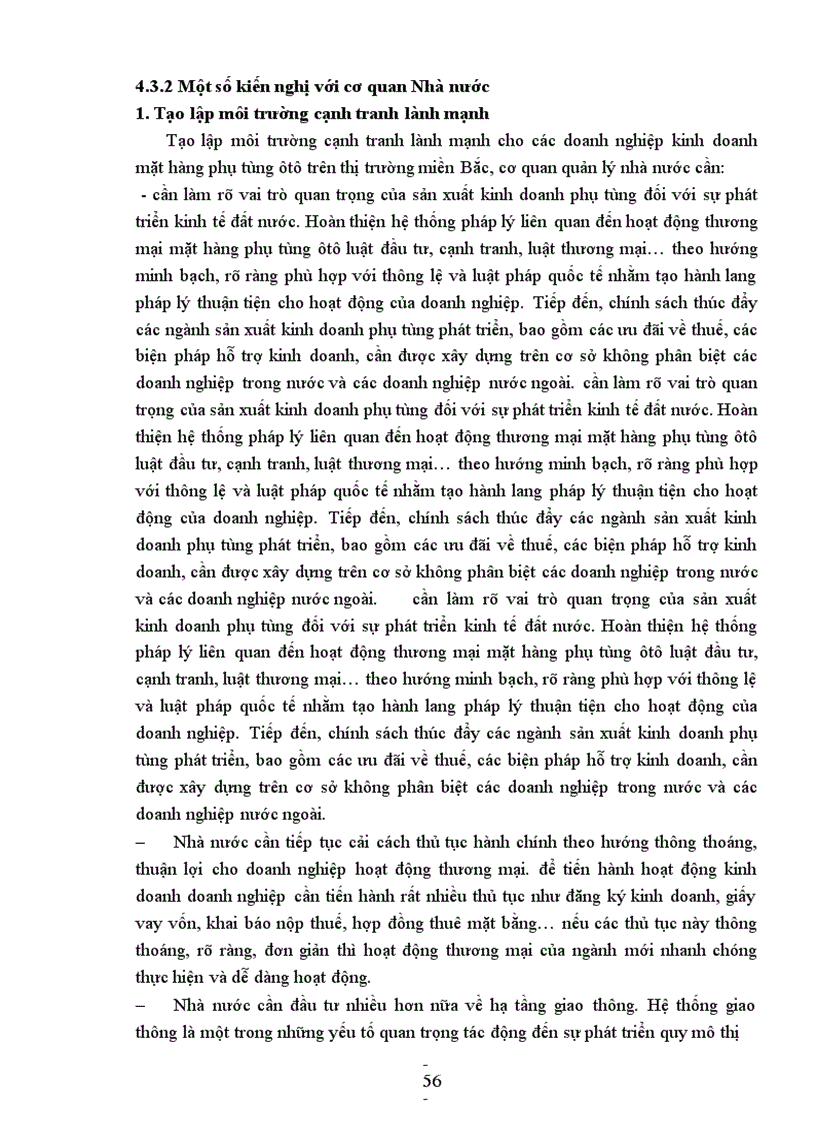 image for page Giải pháp phát triển thương mại mặt hàng phụ tùng ôtô trên thị trường miền Bắc