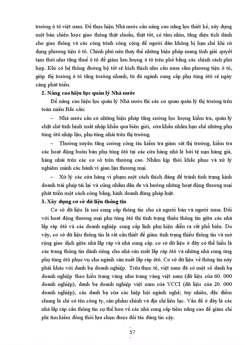image for page Giải pháp phát triển thương mại mặt hàng phụ tùng ôtô trên thị trường miền Bắc