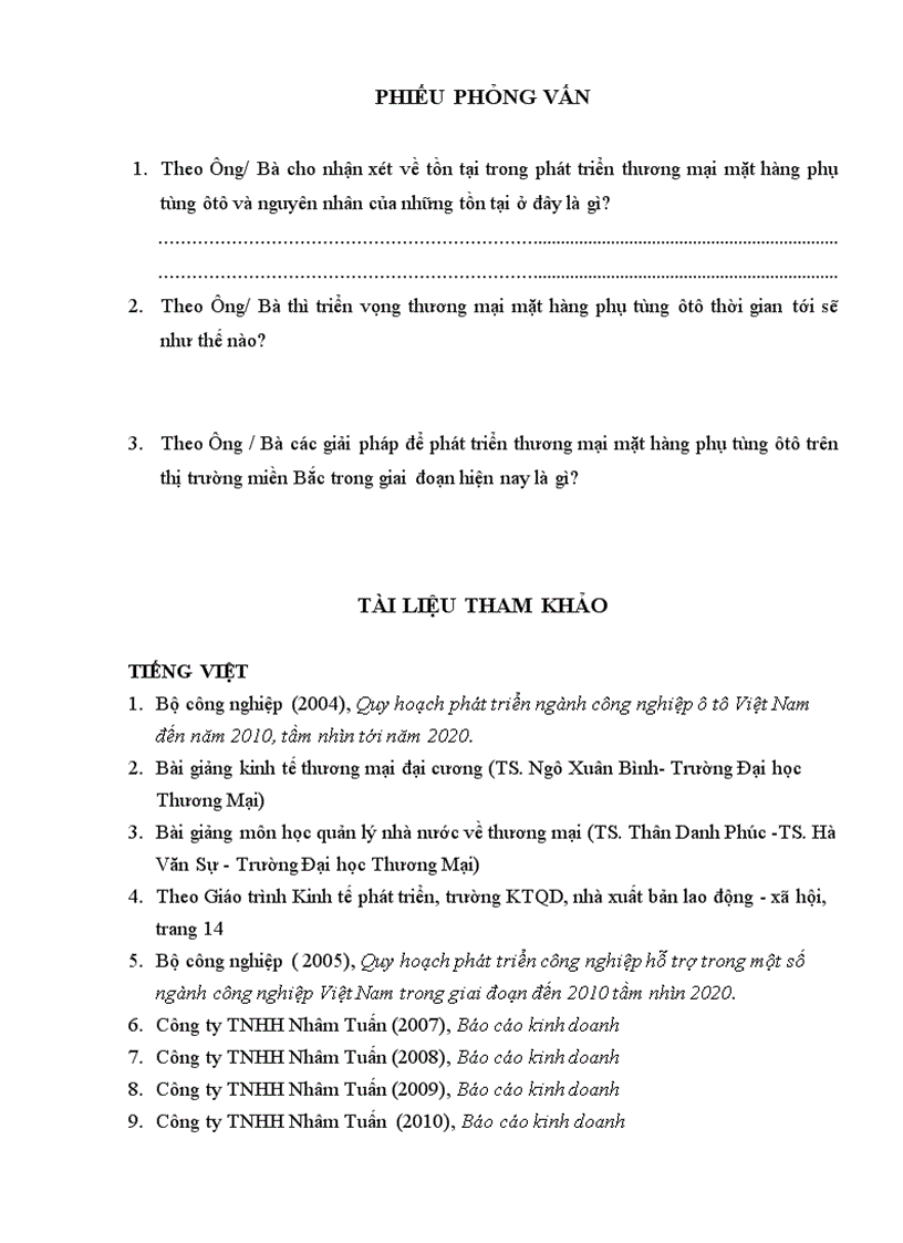 image for page Giải pháp phát triển thương mại mặt hàng phụ tùng ôtô trên thị trường miền Bắc