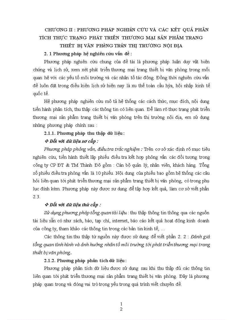 image for page Phát triển thương mại sản phẩm trang thiết bị văn phòng của công ty Cổ phần Đầu tư và Thương mại Thành Đô trên thị trường nội địa