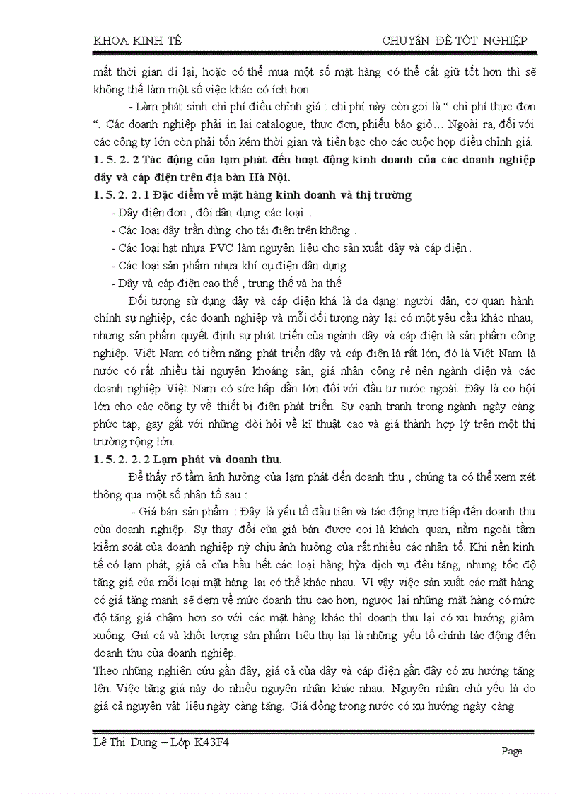 image for page Giải pháp nhằm hạn chế tác động của lạm phát tới hoạt động kinh doanh mặt hàng dây và cáp điện trên thị trường Hà Nội