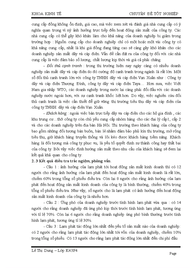 image for page Giải pháp nhằm hạn chế tác động của lạm phát tới hoạt động kinh doanh mặt hàng dây và cáp điện trên thị trường Hà Nội